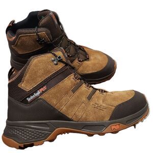 Timberland PRO Switchback Steel Toe Work Boots Men’s 14 Brown Leather